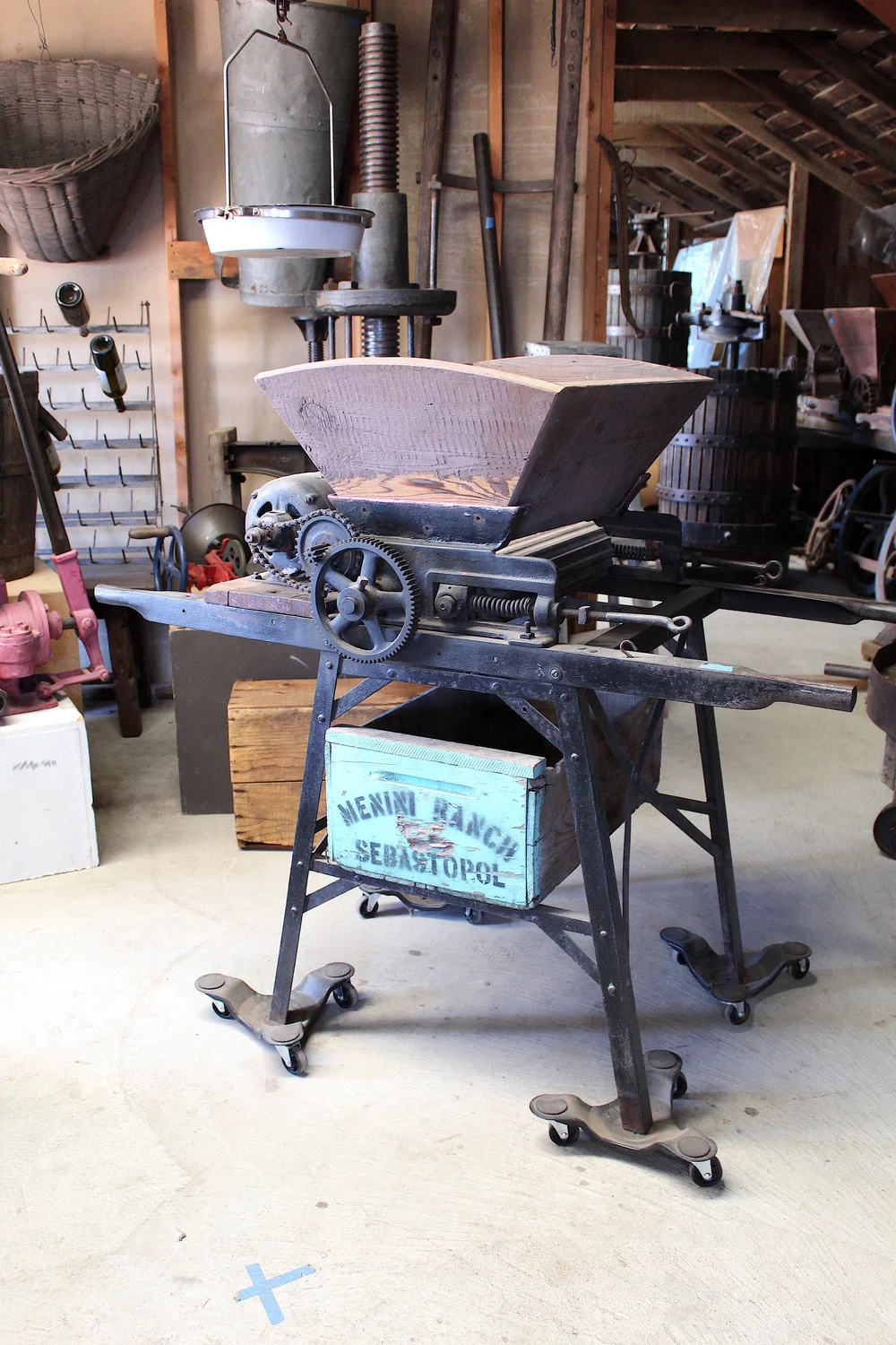 Vintage Grape Crushers — California Wine Museum